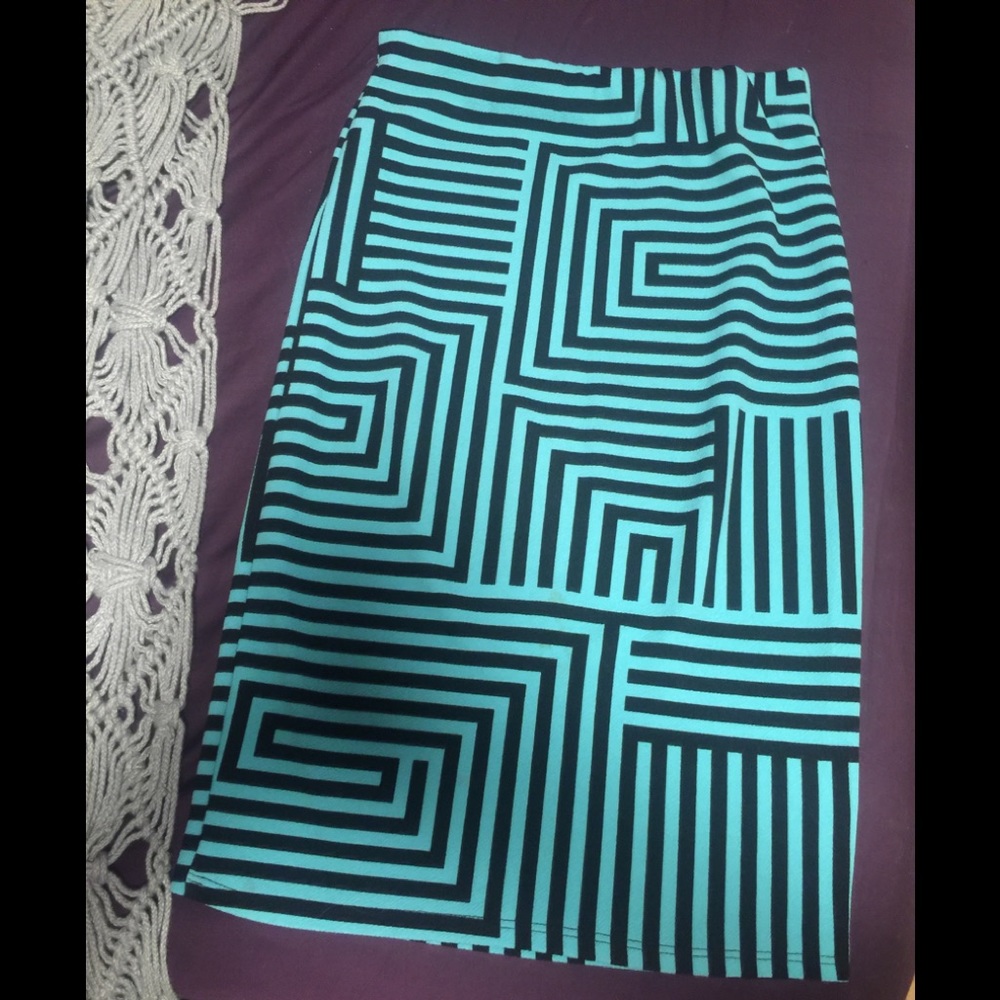 🎀Teal pencil skirt (4) - Picture 1 of 3